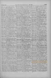 Lista rannych, zaginionych i martwych żołnierzy wojsk pruskich w I wojnie światowej. Preußische Verlustliste Nr. 845 publikacja 30 maj 1917. FRANZ BURSIG